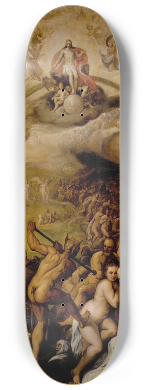 Crispijn van den Broeck - The Last Judgment 8.25 inch art skate deck
