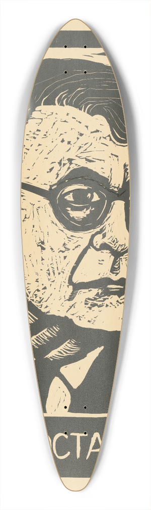 Rachael Romero - Dimitrii Shostakovich 39.3 inch art pintail longboard deck