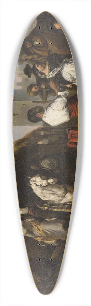 Rafael Benjumea - On the Outskirts of Seville 39.3 inch art pintail longboard deck