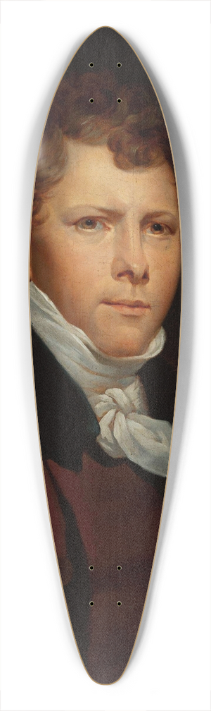 Rafa Hadziewicz - Copy of Self-portrait of Antoni Brodowski 39.3 inch art pintail longboard deck Rafa Hadziewicz - Copy of Self-portrait of Antoni Brodowski 39.3 inch art pintail longboard deck