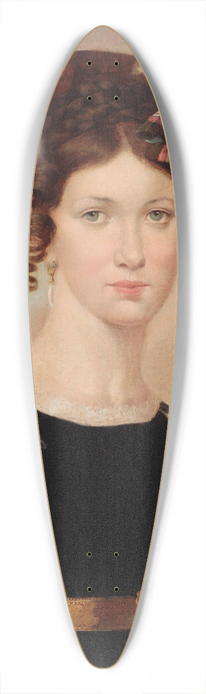 Rafa Hadziewicz - Portrait of Antonina Gepner ne Czyszkowska (18131870), painters wife 39.3 inch art pintail longboard deck