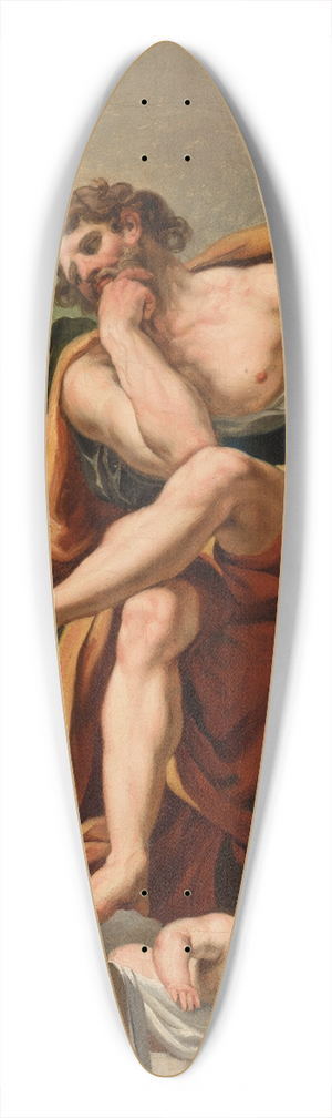Rafa Hadziewicz - Saint Matthew and Angels 39.3 inch art pintail longboard deck Rafa Hadziewicz - Saint Matthew and Angels 39.3 inch art pintail longboard deck