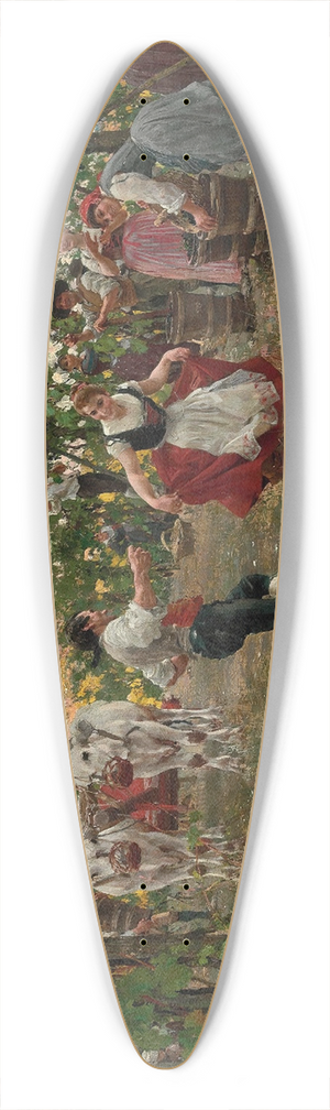 Raffaello Sorbi - The Harvest Dance 39.3 inch art pintail longboard deck