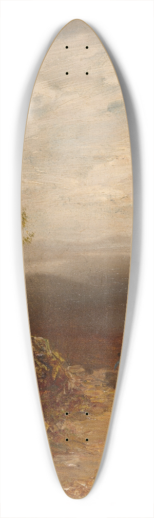 Ralph Albert Blakelock - Above the Clouds 39.3 inch art pintail longboard deck