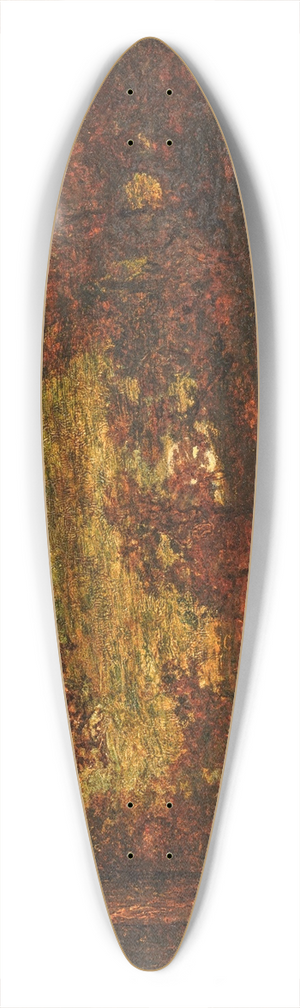Ralph Albert Blakelock - Moonrise 39.3 inch art pintail longboard deck