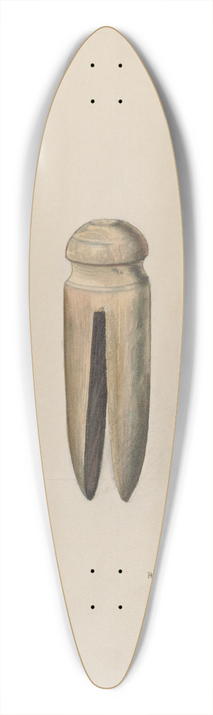 Ralph Atkinson - Clothes Pin 39.3 inch art pintail longboard deck