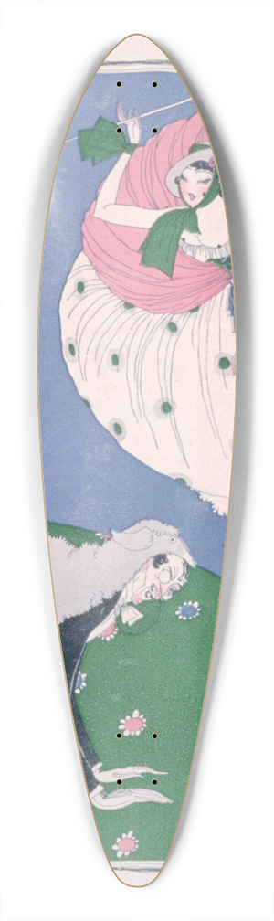 Ralph Barton - Bo Peep 39.3 inch art pintail longboard deck