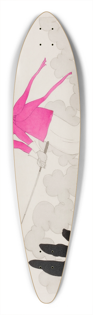 Ralph Barton - Good Looks 39.3 inch art pintail longboard deck