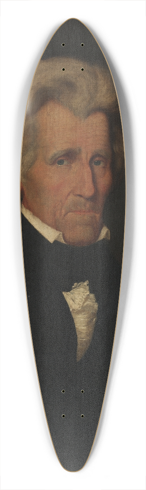 Ralph Earl - Andrew Jackson 39.3 inch art pintail longboard deck
