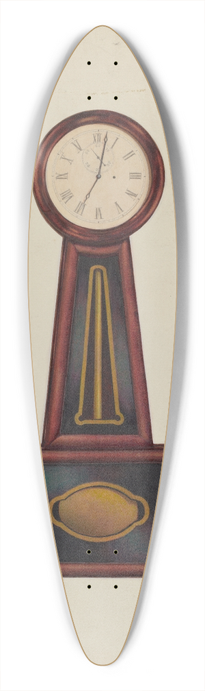 Ralph Morton - Banjo Clock 39.3 inch art pintail longboard deck