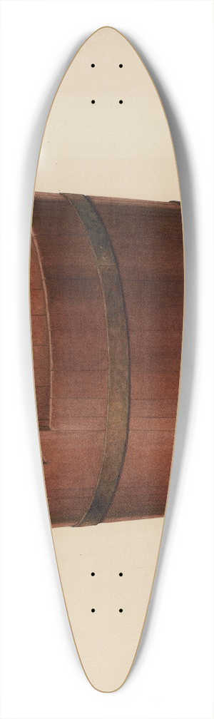 Ralph Russell - Milk Tub 39.3 inch art pintail longboard deck