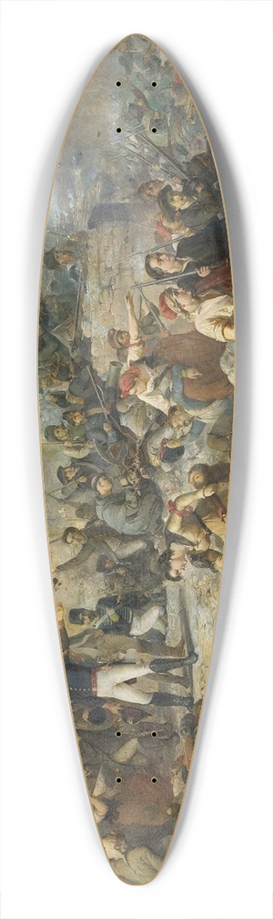 Ramon Mart i Alsina - The Great Day Of Girona 39.3 inch art pintail longboard deck