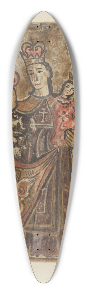 Ranka S. Woods - Retablo 39.3 inch art pintail longboard deck