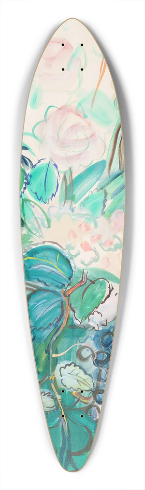 Raoul Dufy - Bouquet  la grappe et aux roses 39.3 inch art pintail longboard deck