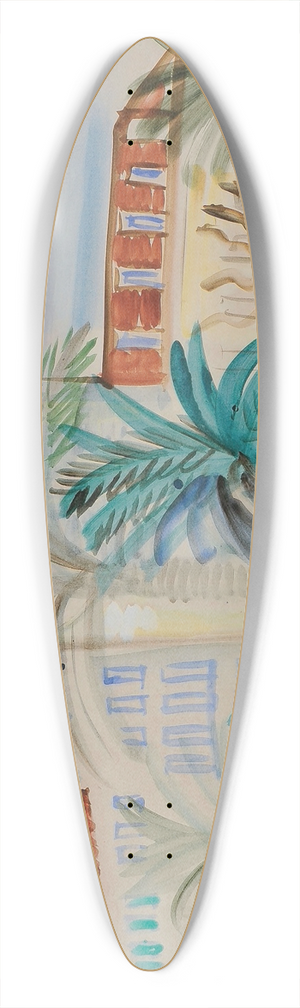 Raoul Dufy - Htel  Cannes 39.3 inch art pintail longboard deck