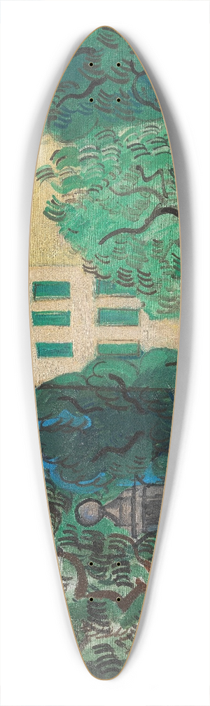 Raoul Dufy - Lentre du jardin 39.3 inch art pintail longboard deck