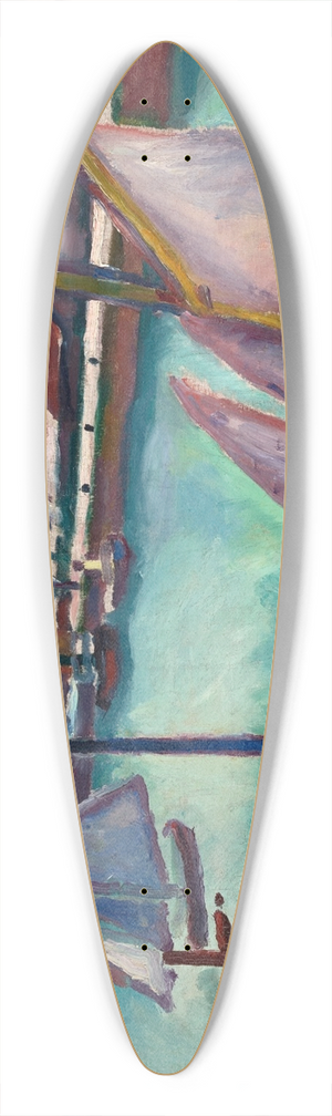 Raoul Dufy - Les Barques 39.3 inch art pintail longboard deck
