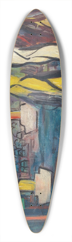 Raoul Dufy - Voiliers dans le port de Deauville 39.3 inch art pintail longboard deck