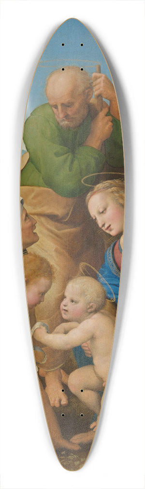 Raphael - Canigiani Holy Family 39.3 inch art pintail longboard deck