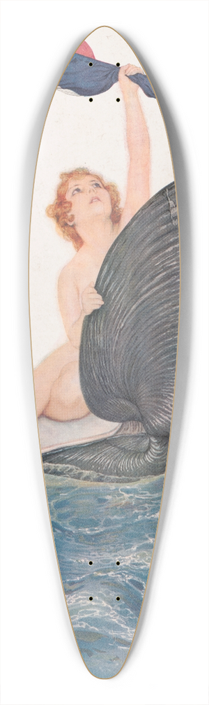 Raphael Kirchner - Vive la France 39.3 inch art pintail longboard deck