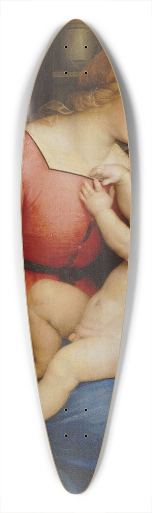 Raphael - La Madone De La Maison Dorlans 39.3 inch art pintail longboard deck