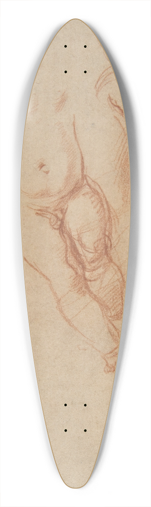 Raphael - Studies of the Christ Child 39.3 inch art pintail longboard deck