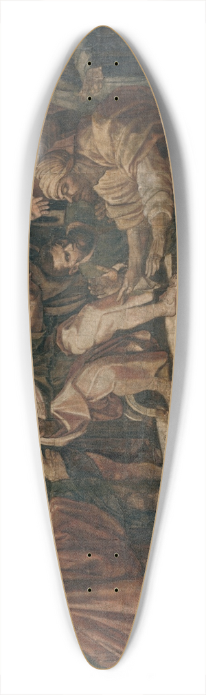 Raphael - The Blinding of Elymas 39.3 inch art pintail longboard deck Raphael - The Blinding of Elymas 39.3 inch art pintail longboard deck