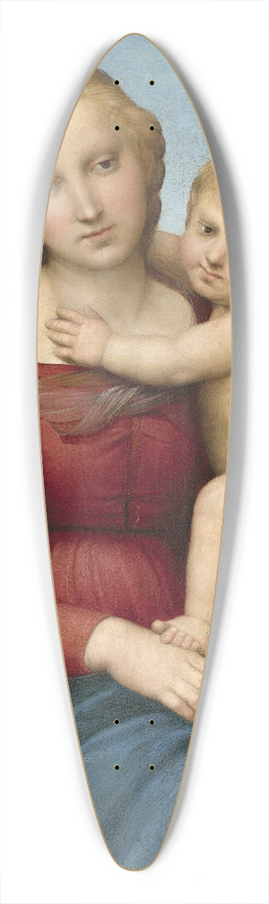 Raphael - The Small Cowper Madonna 39.3 inch art pintail longboard deck
