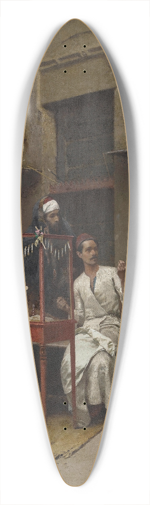 Raphael von Ambros - The tobacco seller, Cairo 39.3 inch art pintail longboard deck