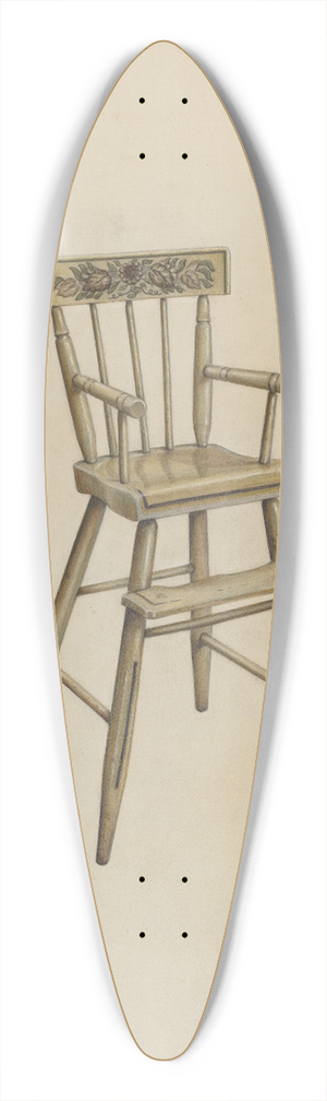 Raymond Chard - High Chair 39.3 inch art pintail longboard deck