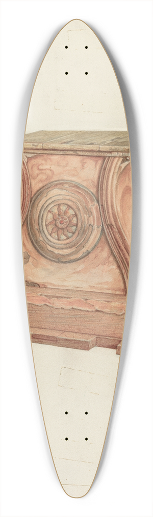 Raymond E. Noble - Stand for Baptismal Font 39.3 inch art pintail longboard deck
