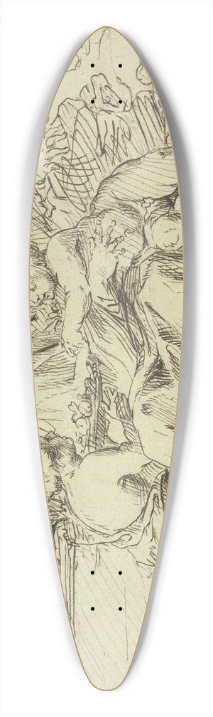 Raymond Lafage - Die Heilige Familie mit dem Johannesknaben 39.3 inch art pintail longboard deck