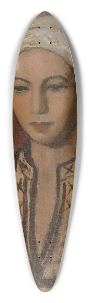 Raymond McIntyre - Girl in a peasant blouse 39.3 inch art pintail longboard deck
