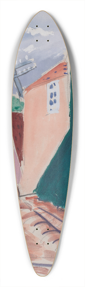 Raymond McIntyre - Scene in Berkshire 39.3 inch art pintail longboard deck
