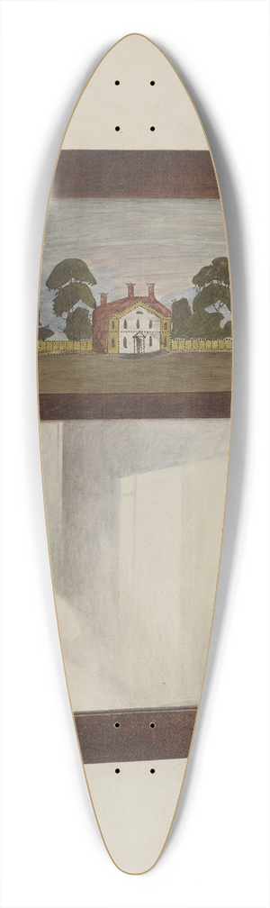 Raymond Neumann - Mirror 39.3 inch art pintail longboard deck