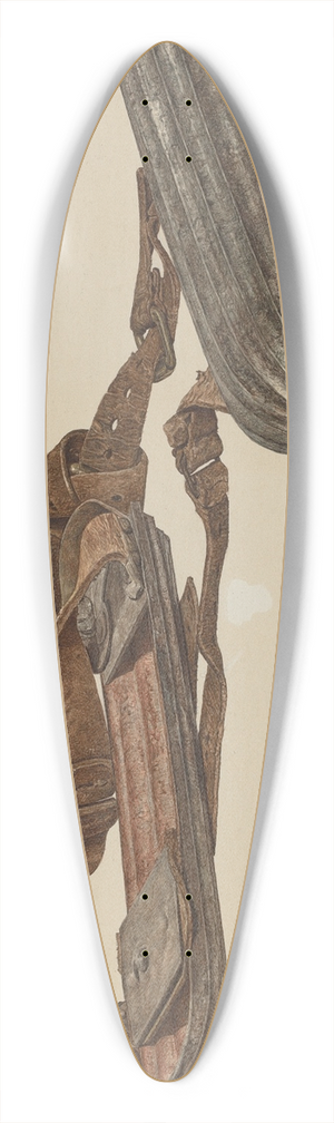 Raymond Neumann - Snow Skates 39.3 inch art pintail longboard deck