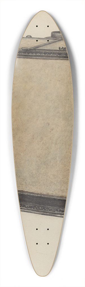 Raymond Neumann - Soap Stone Stove 39.3 inch art pintail longboard deck