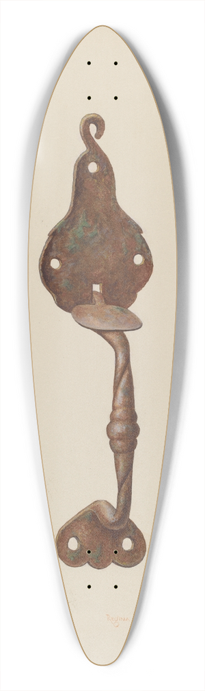 Regina Henderer - Suffolk Latch 39.3 inch art pintail longboard deck