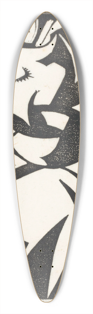 Reijer Stolk - Abstracte compositie 39.3 inch art pintail longboard deck