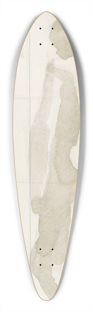 Reijer Stolk - Achterzijde van een staande naakte vrouw 39.3 inch art pintail longboard deck Reijer Stolk - Achterzijde van een staande naakte vrouw 39.3 inch art pintail longboard deck