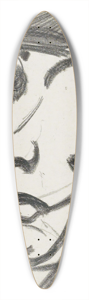 Reijer Stolk - Kop 39.3 inch art pintail longboard deck