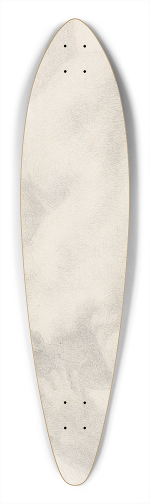 Reijer Stolk - Liggend vrouwelijk naakt 39.3 inch art pintail longboard deck