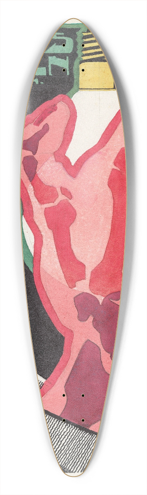 Reijer Stolk - Ontwerp voor reclame voor `Philips Lampen 39.3 inch art pintail longboard deck