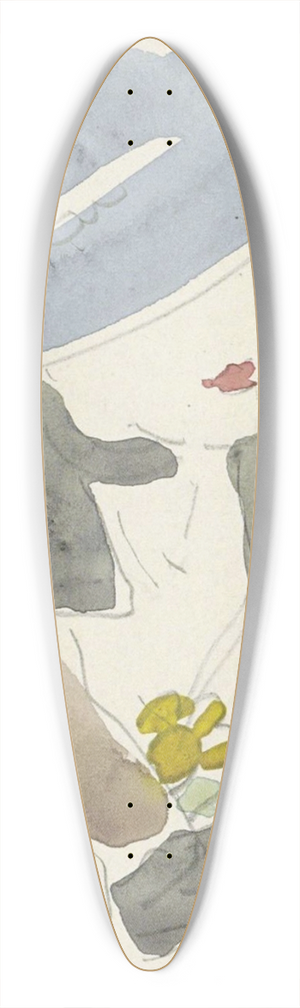 Reijer Stolk - Studies 39.3 inch art pintail longboard deck Reijer Stolk - Studies 39.3 inch art pintail longboard deck