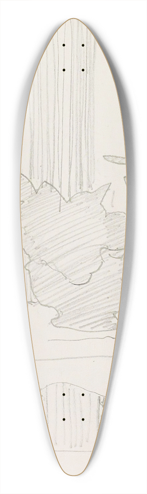 Reijer Stolk - Vaas met bloemen op een tafel 39.3 inch art pintail longboard deck Reijer Stolk - Vaas met bloemen op een tafel 39.3 inch art pintail longboard deck