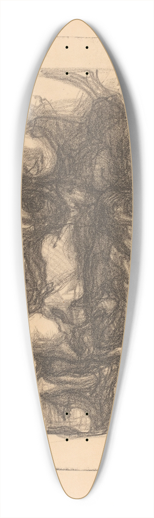 Reijer Stolk - Zelfportret 39.3 inch art pintail longboard deck