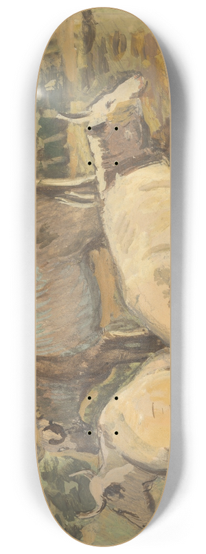 Cyprin Majernk - Cows 8.25 inch art skate deck