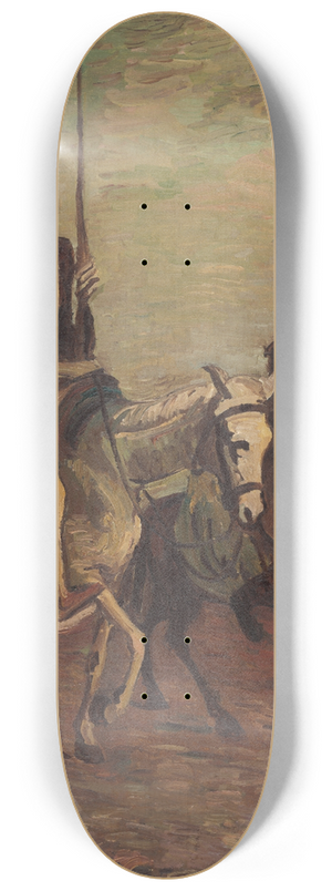 Cyprin Majernk - Don Quichotte and Sancho Panza 8.25 inch art skate deck Cyprin Majernk - Don Quichotte and Sancho Panza 8.25 inch art skate deck