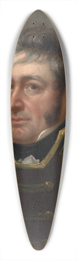 Rembrandt Peale - William Bainbridge 39.3 inch art pintail longboard deck