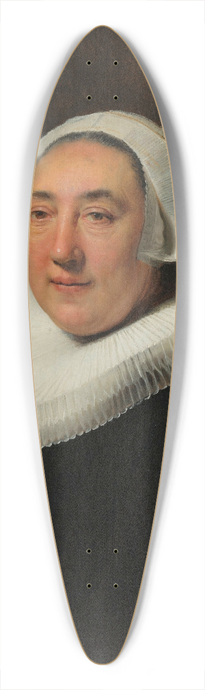 Rembrandt van Rijn - Portrait of Haesje Jacobsdr van Cleyburg 39.3 inch art pintail longboard deck
